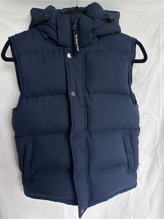 TNA Jackets & Blazers - Aritzia The Super Puff™ CLIMATTE Puffer Vest Navy Blue Size XXS